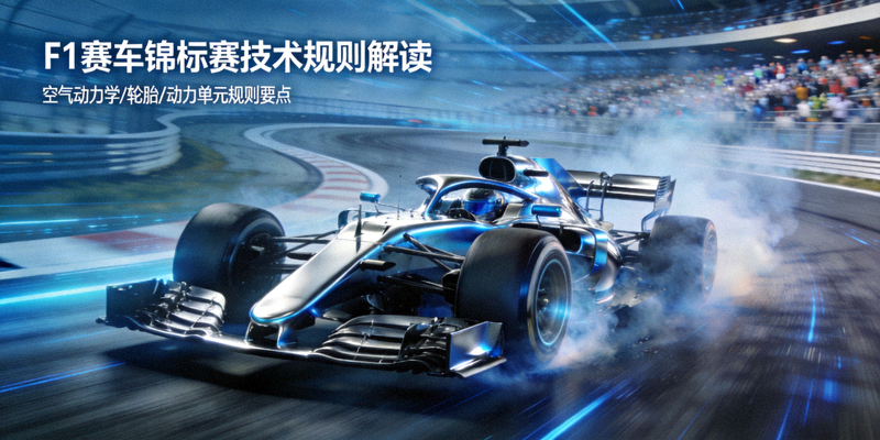 F1赛车锦标赛技术规则解读文章配图 - 赛车在赛道上飞驰